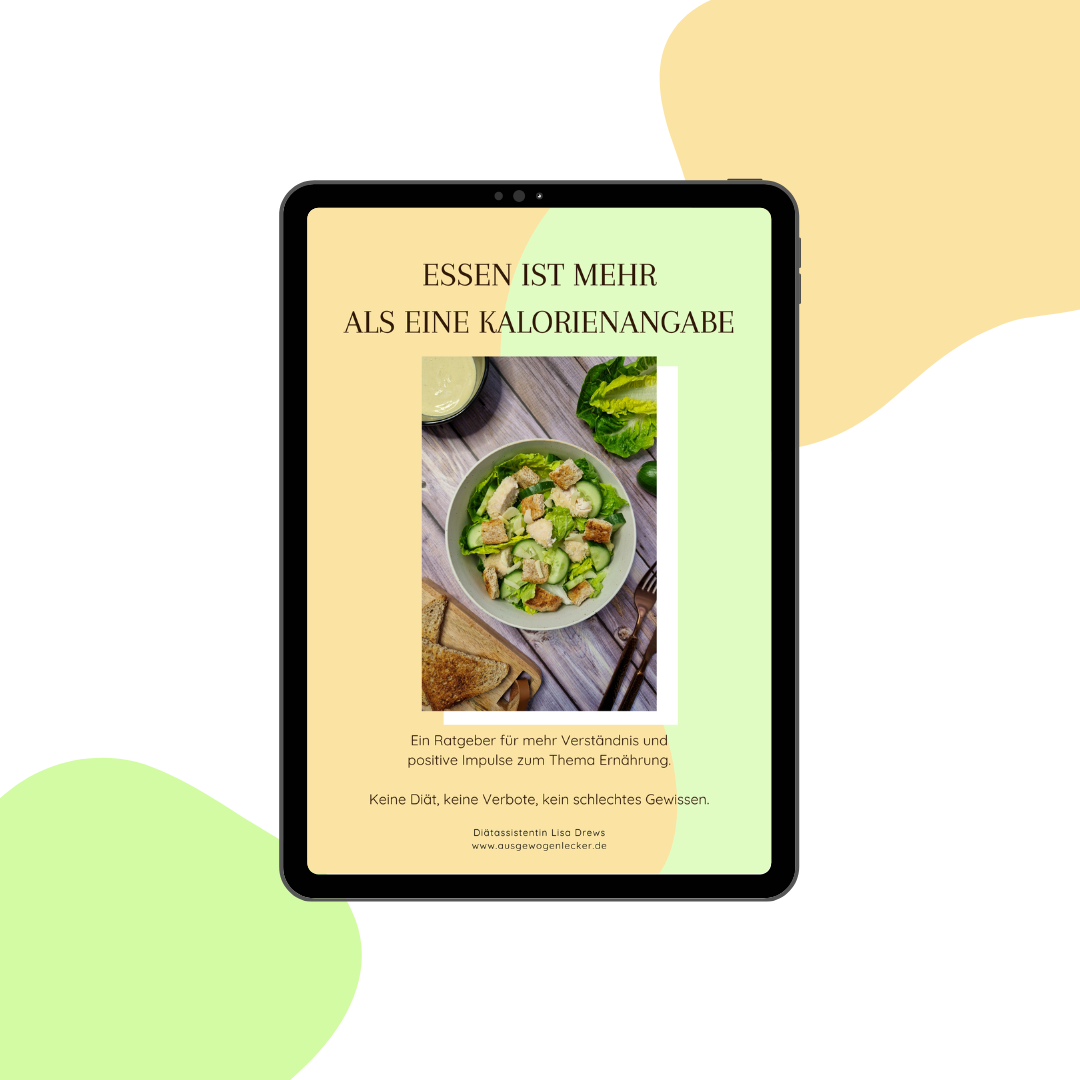,,Essen ist mehr als eine Kalorienangabe'' Ratgeber E-Book