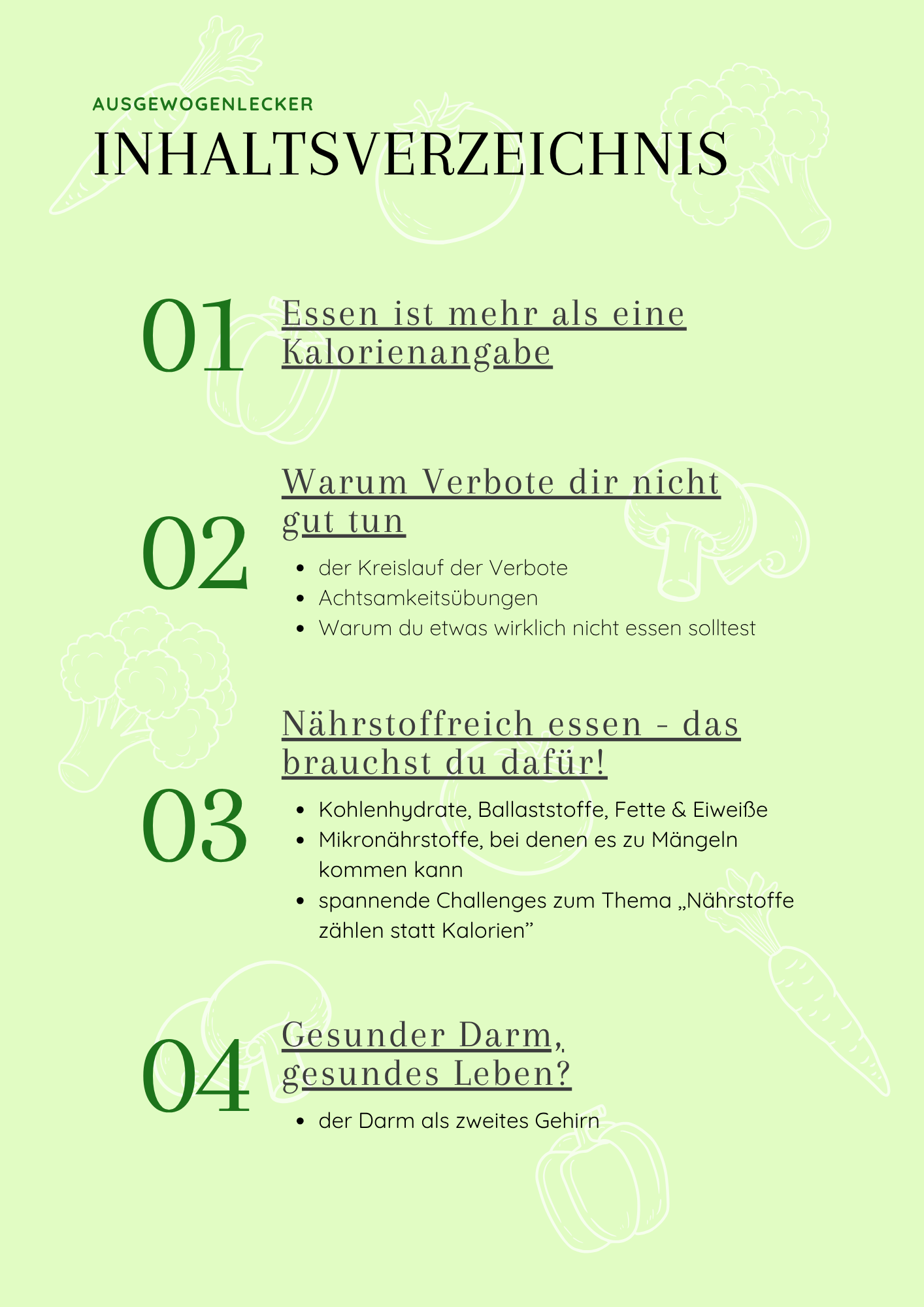 ,,Essen ist mehr als eine Kalorienangabe'' Ratgeber E-Book