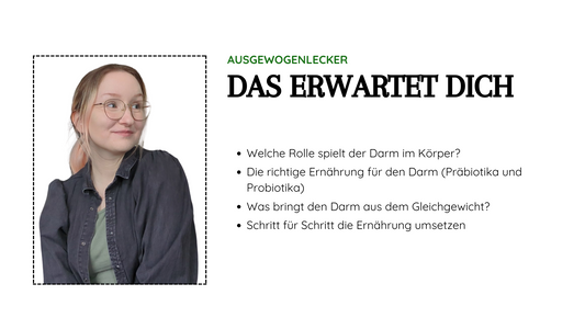 Online Minkurs ,,Darmfreundliche Ernährung''